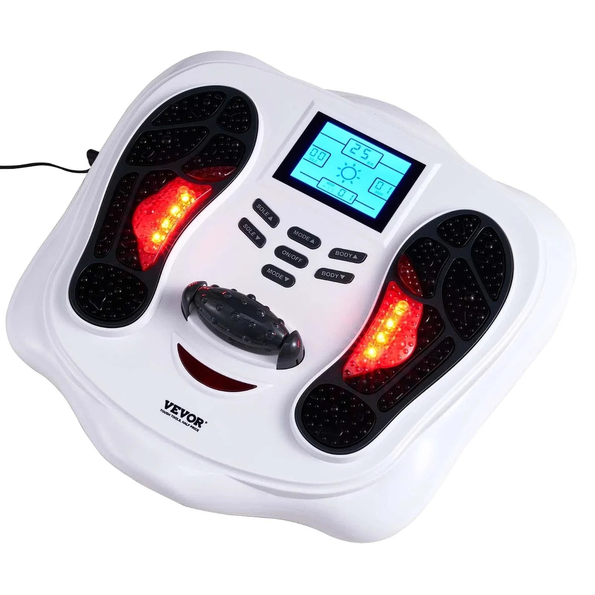 VEVOR Foot Circulation Stimulator EMS & TENS Foot Neuropathy Massager 25 Modes