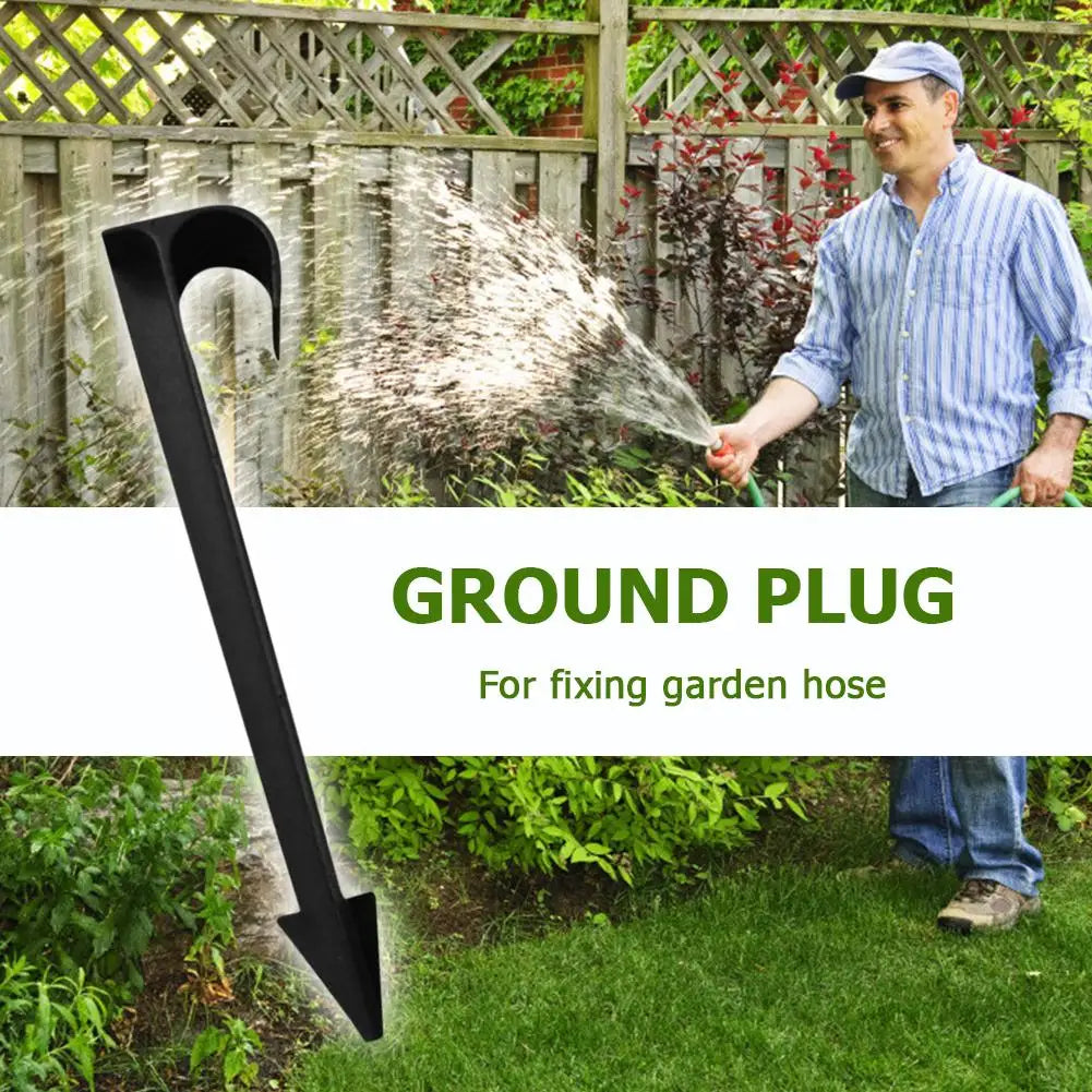 50pcs Hose Plug 16mm Fixed Stakes for PE Irrigation Tubing Sprinkler Holder Support Pipe for Lawn Garden Flower Pot Greenhouse