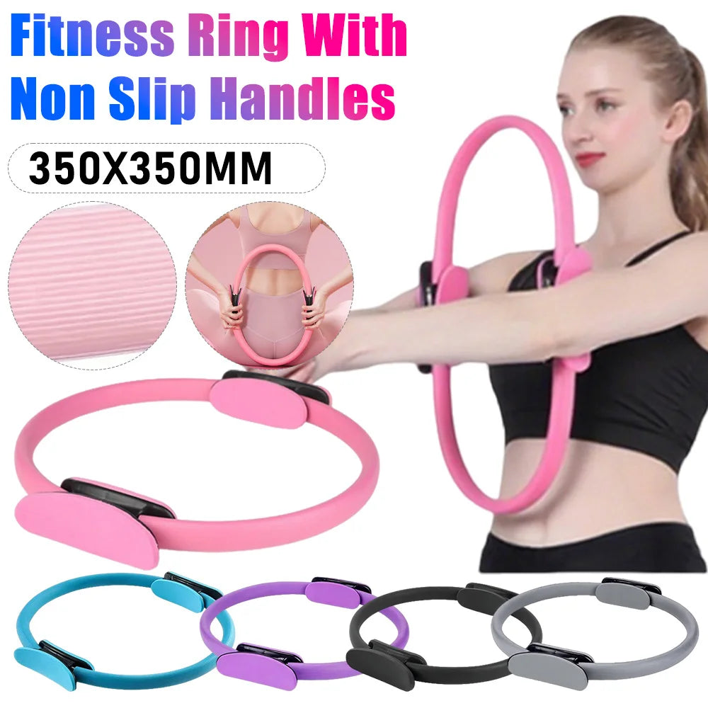 Yoga Fitness Ring Pilates Flexible Resistance Fitness Circle Women Girl Exercise Postpartum Training Ring For Pilates Equipment
