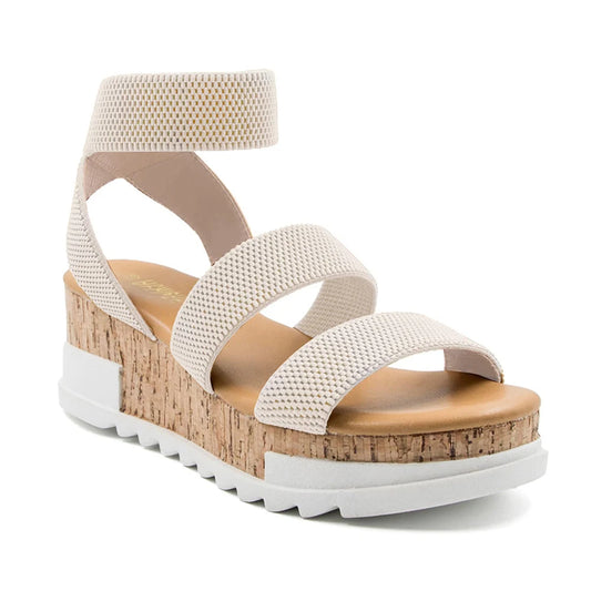 Summer Women's Platform Wedge Sandals Casual Cork Strap Shoes