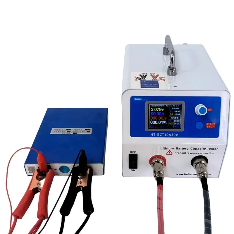 Heltec 10A-50A Charge/Discharge Battery Capacity Tester for 18650/21700 LiPo/LiFePO4 5V/30V Electronic Load Power Tester