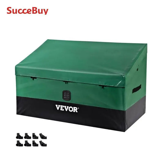 SucceBuy Outdoor Storage Box Patio Deck Box 100 /150 /230 Gallon Waterproof PE Tarpaulin Patio & Garden Furniture Home & Garden