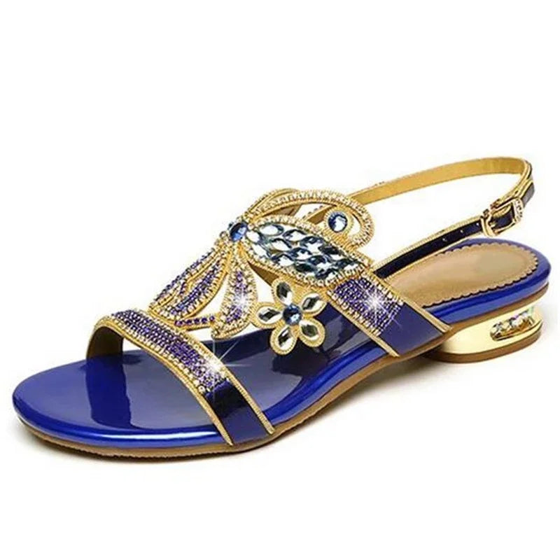 BEYARNE Fashion women's sandals Women Crystal Slippers Glitter Bling Female Flip Flops Outdoor Ladies Slides Hot Beach Shoes
