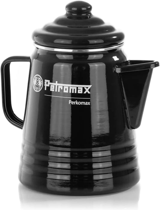 Tea and Coffee Percolator, Use Indoor/Outdoors for Home Kitchen or Campfire, Enameled Steel Coffee and Tea Pot Brews to Your Tas