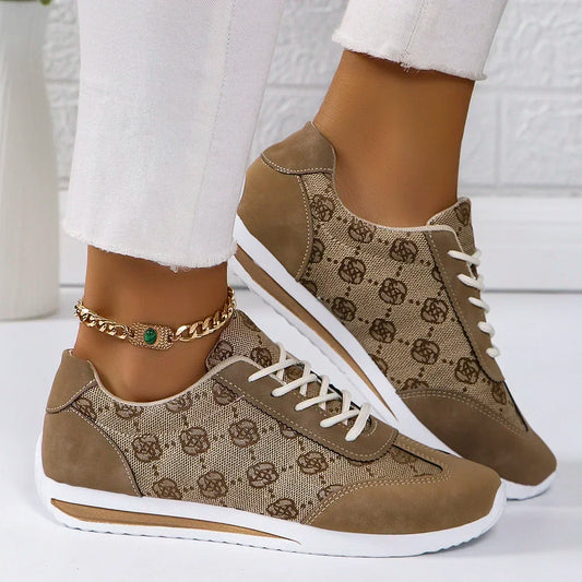 Women’s Breathable Cross Strap Sneakers for Spring and Summer