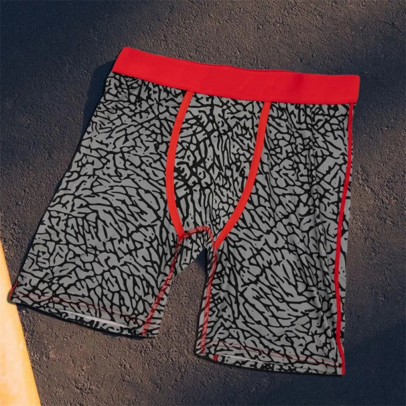 5Pcs Fashion Print Men Underwear Boxer Men's Panties Lingerie Men Underpants Boxers Trunks Plus Size XL-5XL Men's Boxer Briefs