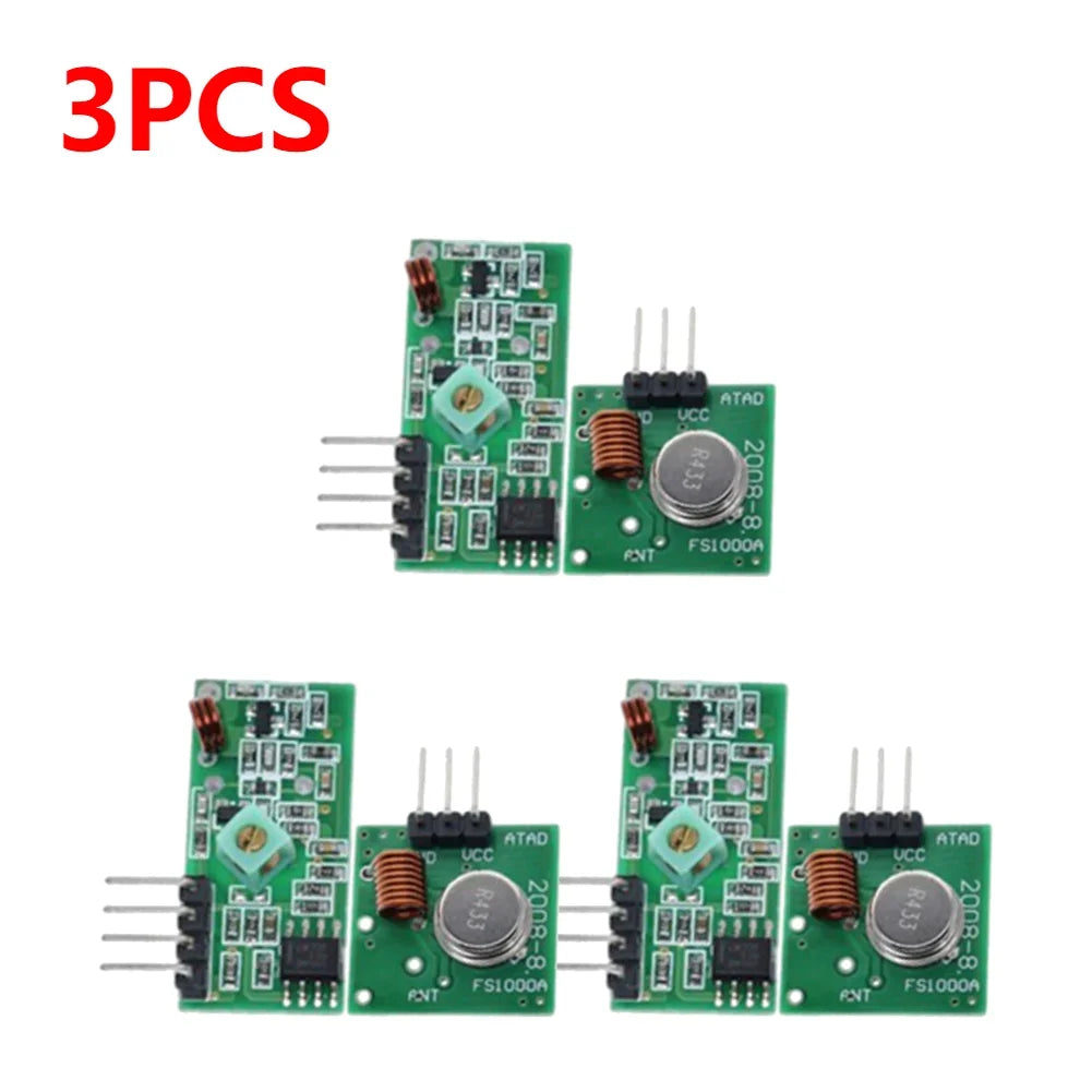 315/433MHz RF Transmitter Receiver Module Wireless Remote Module for Arduino 3.5-12V/DC5V Smart Electronics Module for Arduino