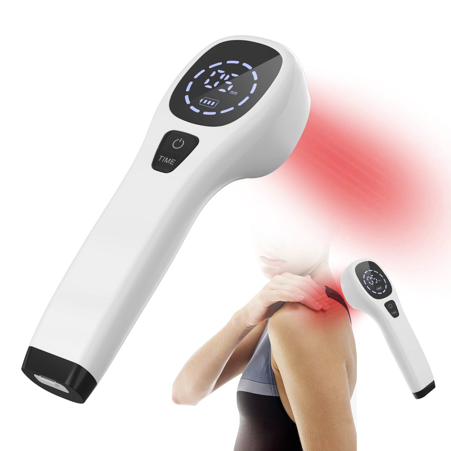 KTS LLLT Device 2x808nm Diodes for Body Pain Relief for Joints Frozen Shoulders Tennis Elbows Knees Back Pain Muscle Recovery