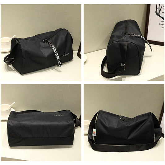 Portable Yoga Gym Sports Bag Multifunction Fashion Fitness Travel Handbag 600D Nylon Adjustable Strap for Weekend Training