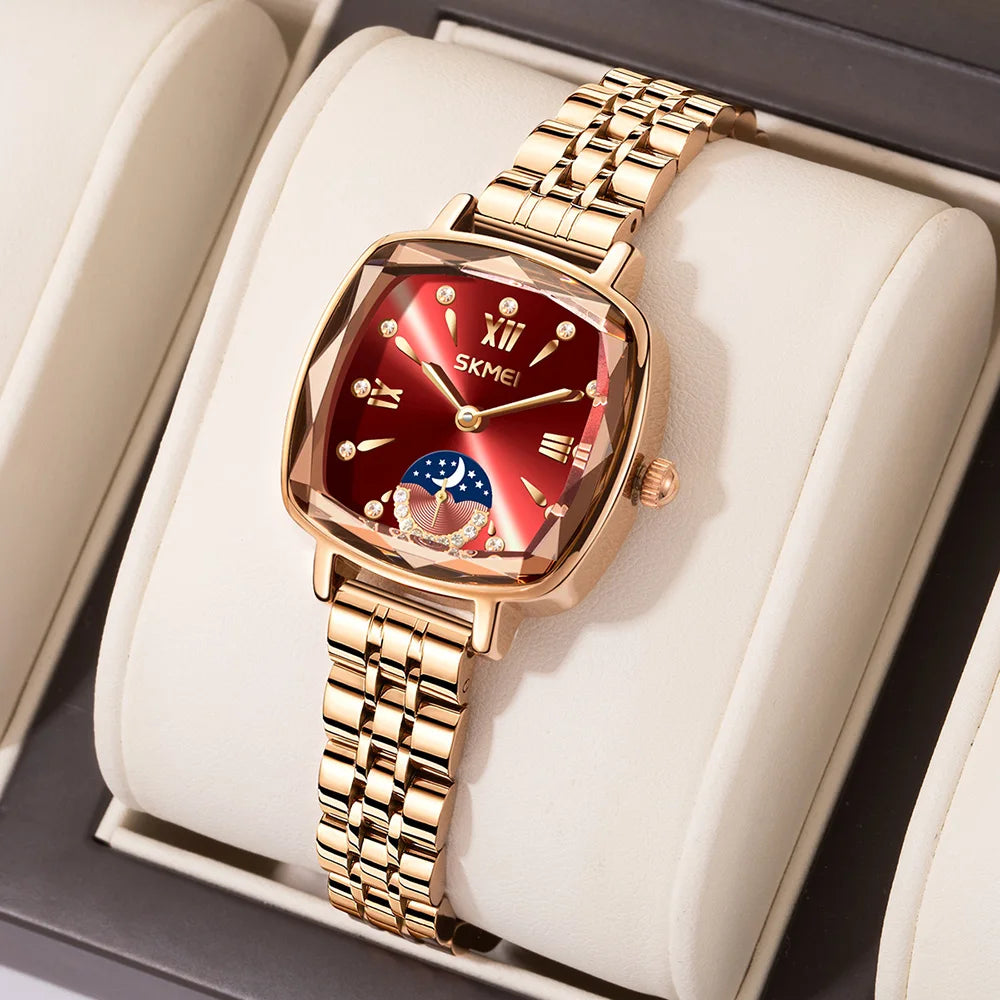 Luxury Watch for Woman Waterproof Stainless Steel Quartz Ladies Watch High Quality Women's Watches Elegant Female Clock