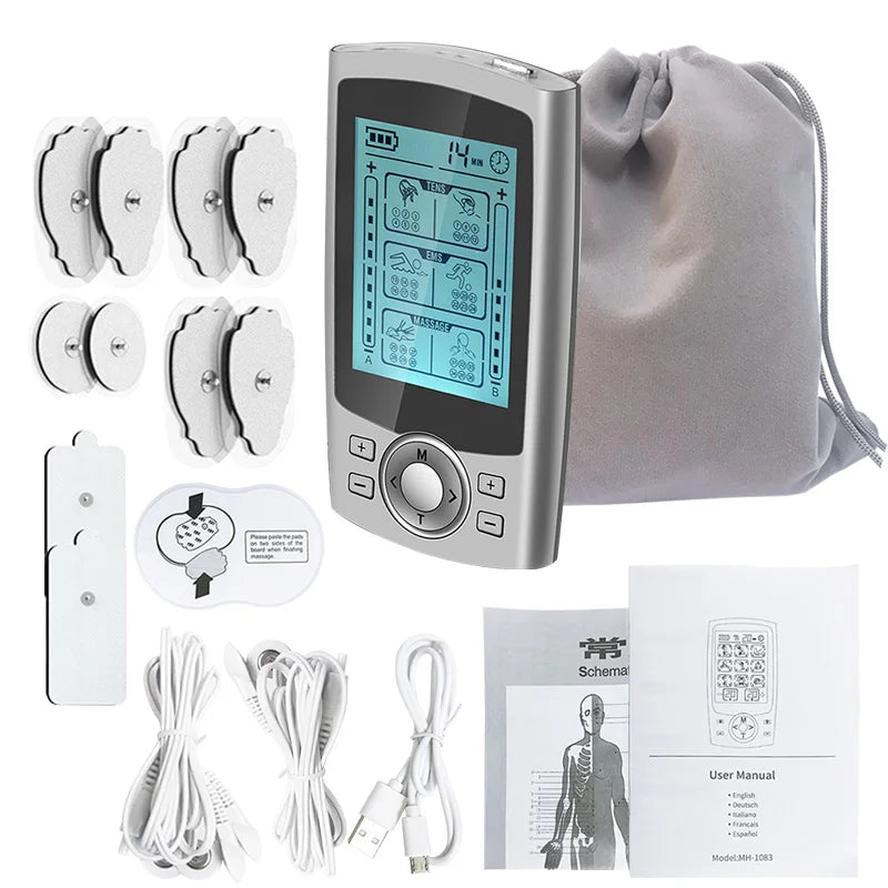 Tens Therapy Unit for Pain Relief Device 36 Modes Muscle Stimulation Wireless EMS Body Massager Slimming Electrostimulator