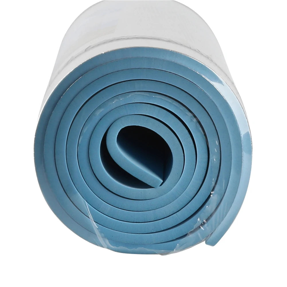 EVA Single Yoga Mat 180x50x0.6cm Aluminum Film Moisture Moisture-proof Pilates Fitness Mat Non Slip Yoga Cushion Exercise Pad