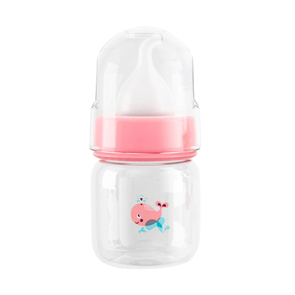 Small Pet Feeding Bottle 60ml/125ml Cute Kitten Feeding Bottle Cartoon Animals Nursing Bottle for Newborn Kittens Puppies
