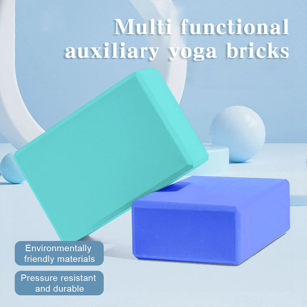 Yoga Building Blocks Cubes Pilates Bricks Reinforcement Mats Sports Yoga Supplies Exercise Home Exercise Equipment Fitness EVA