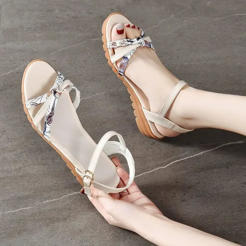 Open Toe Wedge Heel Sandals for Women Summer Comfort 2025