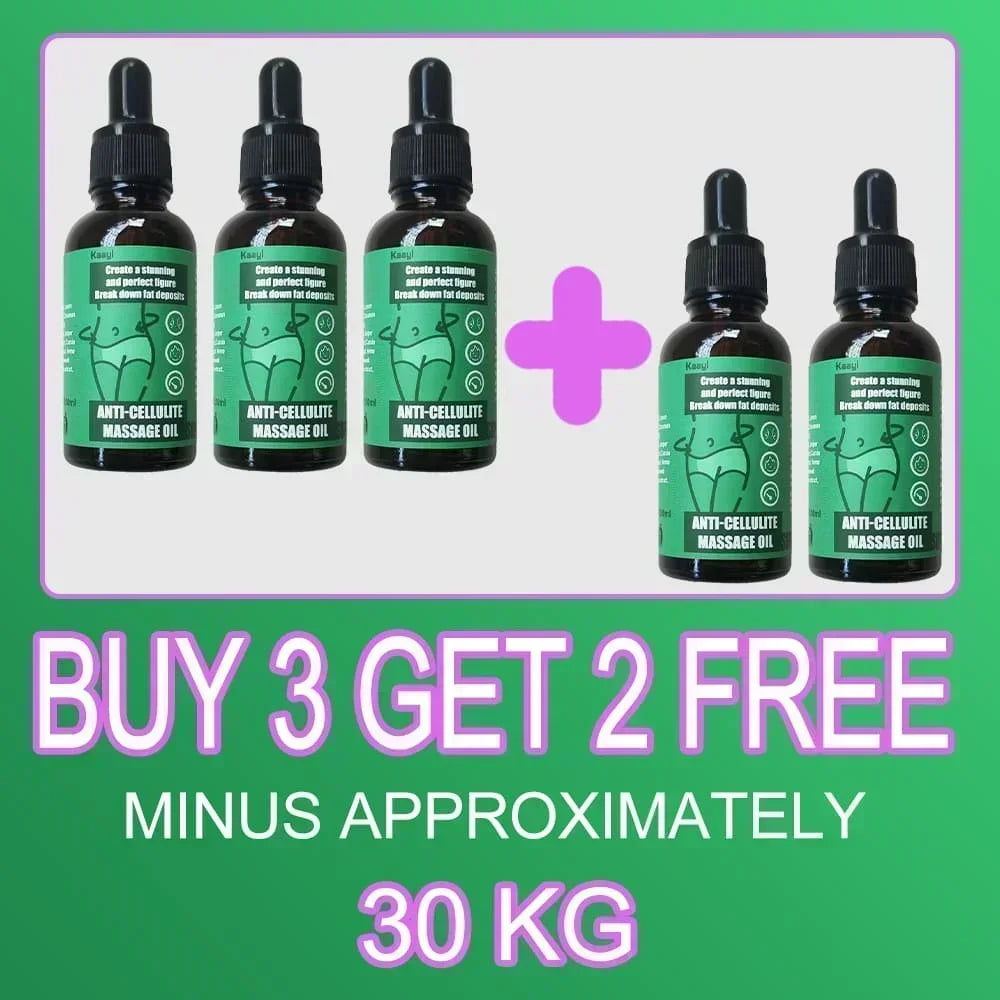 Slim Down & Define Your Waist | Natural Plant Extract Slimming Oil | Fast-Absorbing Relief for Water Weight & Bloating