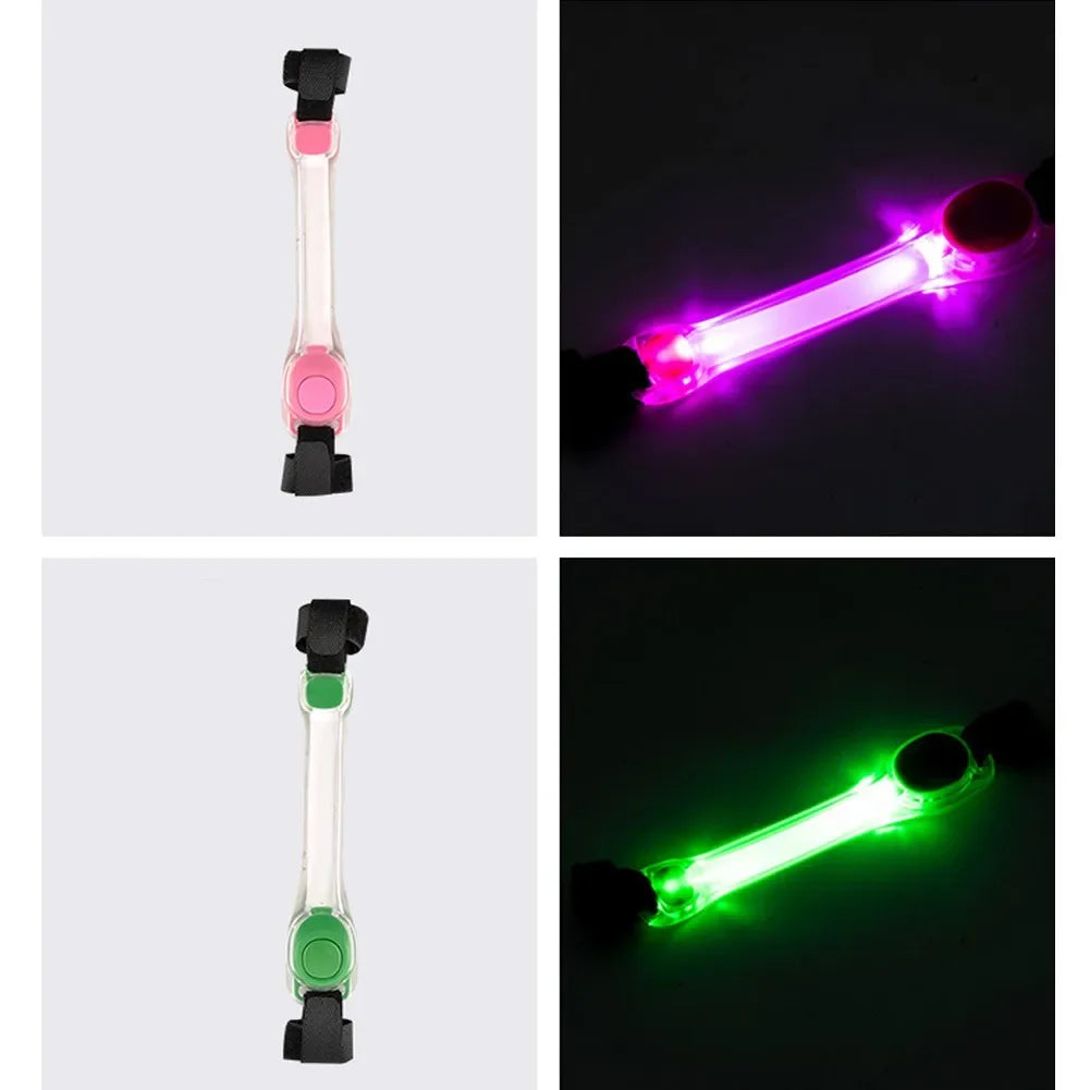 Light Up Dog Collars Night Safety LED Lighting Necklace Collar Battery Operated for Pet Dog Puppy Night Walking Glow LED Collar