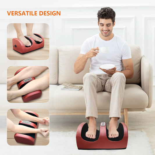 Electric Foot Massager Machine with Heating for Home Relaxation