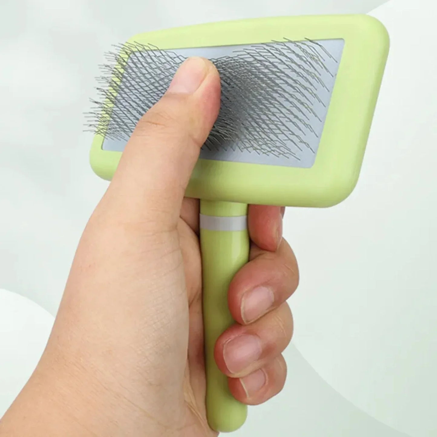 2PCS  Dog Brush Pet Hair Remover Massage Dog Combs Pet Grooming Stainless Steel Brush  Dogs Knot Opening Cat Comb Dogs Accessori