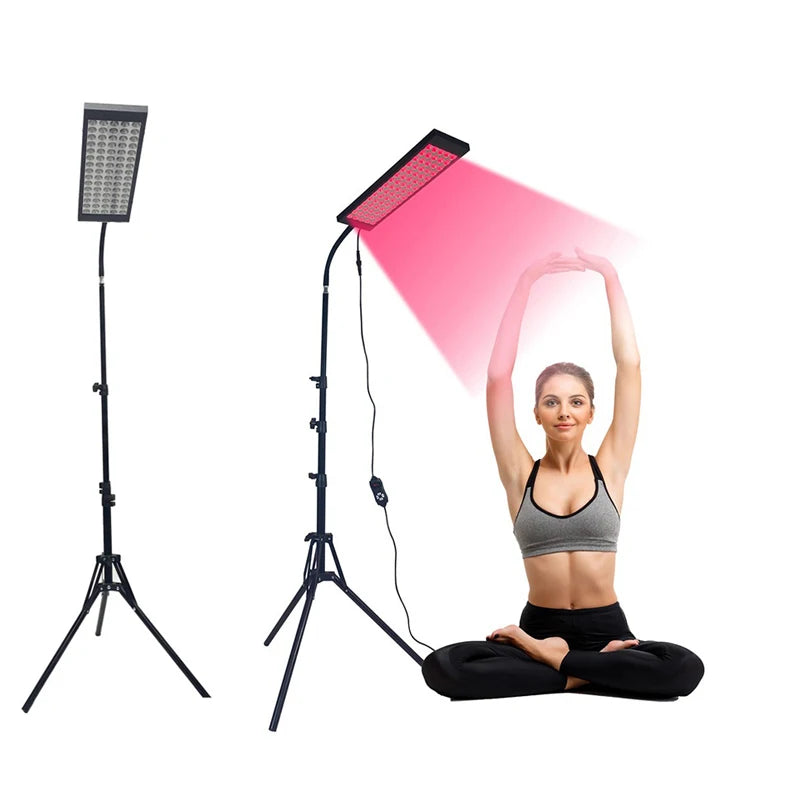 Red Light Therapy Lamp Infrared Light With Adjustable Stand Light Device For Face Back Body Skin Care Relieve Body Fatigue