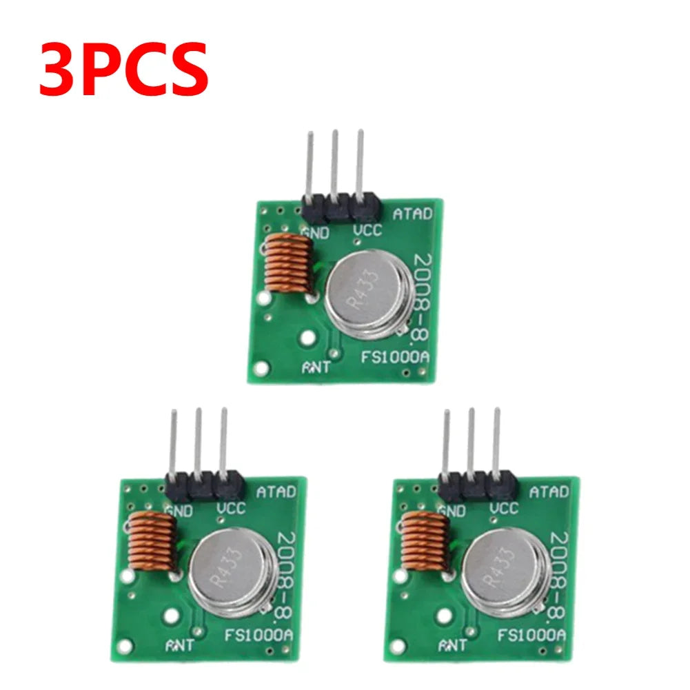 315/433MHz RF Transmitter Receiver Module Wireless Remote Module for Arduino 3.5-12V/DC5V Smart Electronics Module for Arduino